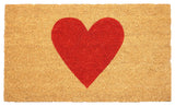 Calloway Mills Red Heart Doormat, 24' X 36"