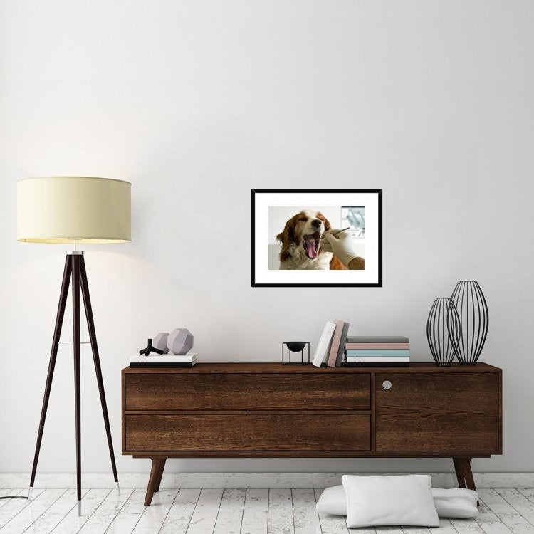 "Modern Times" Framed Digital Print by Mister Solo, 30x22"