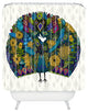 Deny Designs Sharon Turner Peacock Garden Shower Curtain