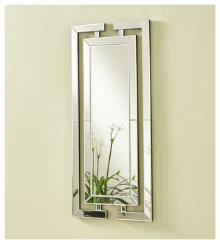 Elegant Lighting MR9146 Modern 21-1/8" W x 47-3/16" H Rectangular - Clear