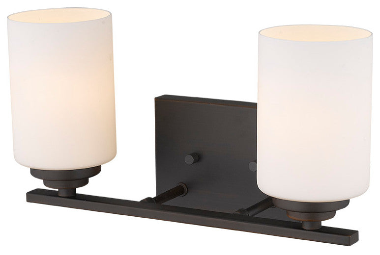 Millennium Lighting Durham 2-Light 14.25" Bathroom Vanity Light, Rubbed Bronze