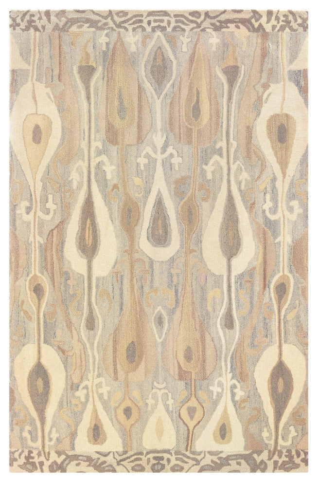 Oriental Weavers Anastasia Collection Grey/Beige Abstract Indoor Area Rug 8'X10'