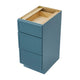 Vanity Art Birch Plywood Single Base Storage Cabinet, Sea Green, 15 Inch (3 Drawers)
