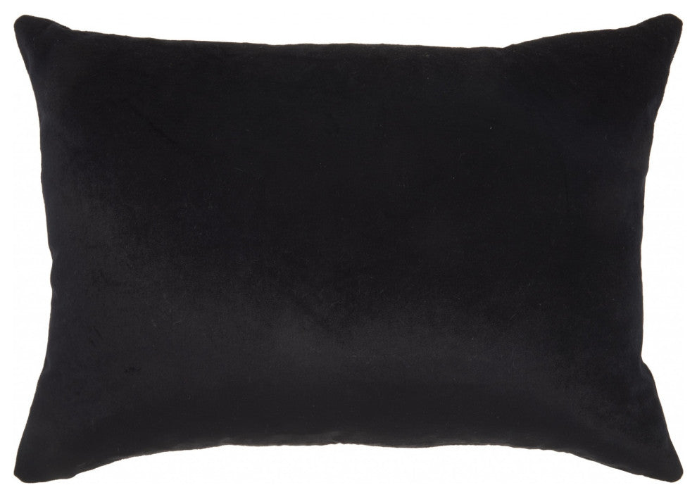 Black Leopard Lumbar Pillow