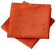Milliken Plush Pillow Shell 2 Piece Set, Burnt Orange, 20" X 20"