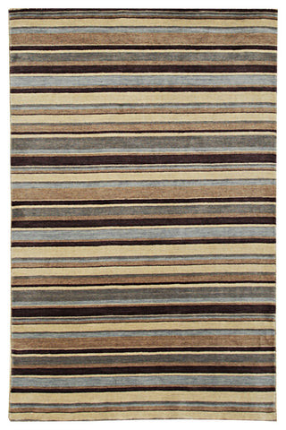 Multi-Colored Transitional Stripe Lori Toni Area Rug
