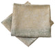 Jacquard Chenille Big Zipper Pillow Cover Set, Taupe / Khaki, 2 Piece, 20"x20"
