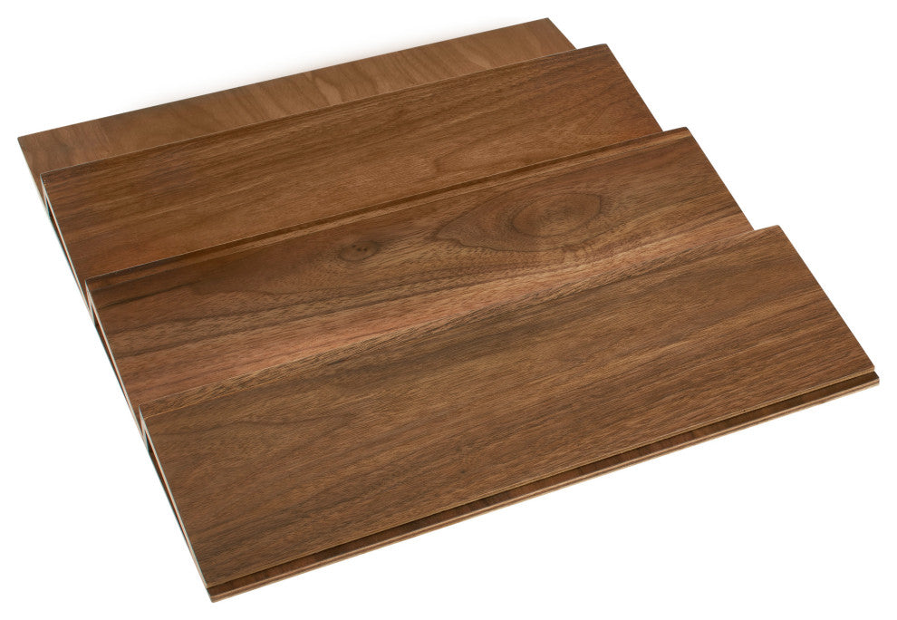 Walnut Trim to Fit Spice Drawer Insert Organizer, Walnut, 16"