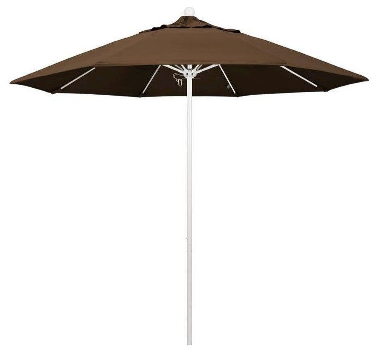 9' Venture Series Patio Umbrella With Sunbrella 1A Cocoa Fabric