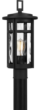 Quoizel UMA9008MBK One Light Outdoor Post Mount, Matte Black Finish