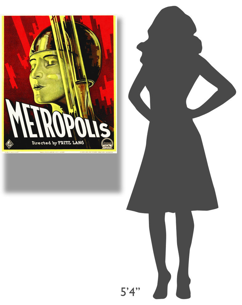 "Metropolis 1927" Stretched Canvas Giclee by Hollywood Photo Archive, 27x40"