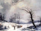 George Henry Durrie The Wood Sled Wall Decal
