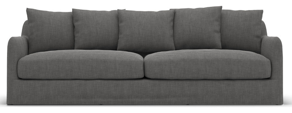 Dade Outdoor Sofa-90"-Charcoal