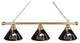 Holland University of Northern Illinois 3-Shade Billiard Light - Brass