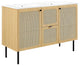 Chaucer 48" Double Sink Bathroom Vanity - Oak White