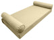 Style5 Twin-XL Pipe Trim Outdoor Mattress Bolster Slip Cover COMPLETE SET AD103