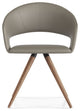 Icarus Dining Chair, Dove Gray Eco Leather