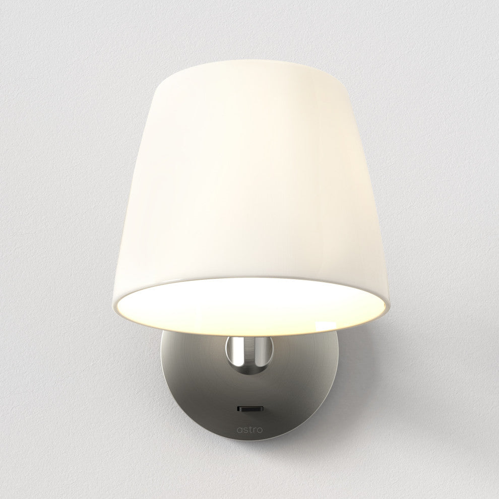 Imari Adjustable Wall, Matt Nickel, Adjustable Wall Light