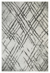 Maverick Providence  Gray Contemporary Area Rug, 5'x7'