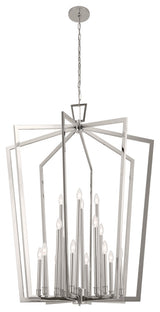 Kichler Abbotswell 49" 16 Light Foyer Pendant, Polished Nickel, 43499PN