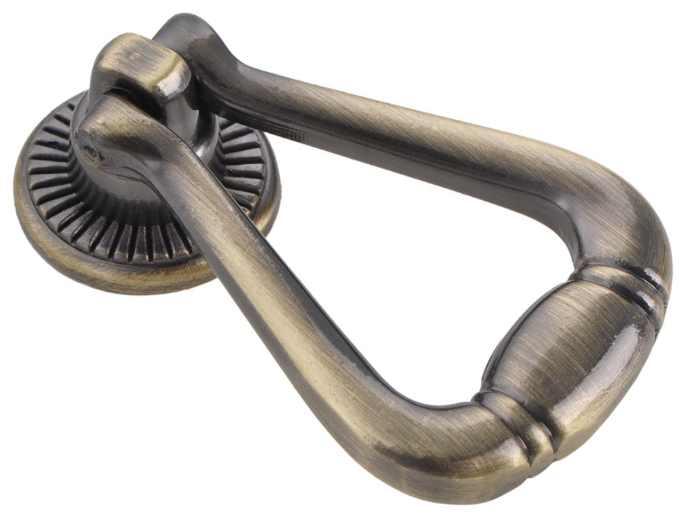 Utopia Alley Soffi Ring Cabinet Pull, 2", Antique Brass, Antique Brass, 10 Pack