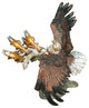 Eagle Chasing A School Of Fish Bronze Sculpture