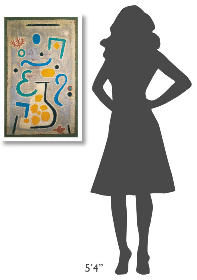 "The Vase, 1938" Digital Paper Print by Paul Klee, 20"x32"