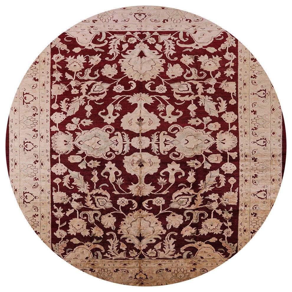 Ahgly Company Indoor Round Mid-Century Modern Area Rugs, 3' Round