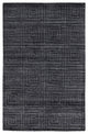 Weave & Wander Tatem Minimal Viscose Rug, Charcoal Gray/Gray, 10' x 14' Rug