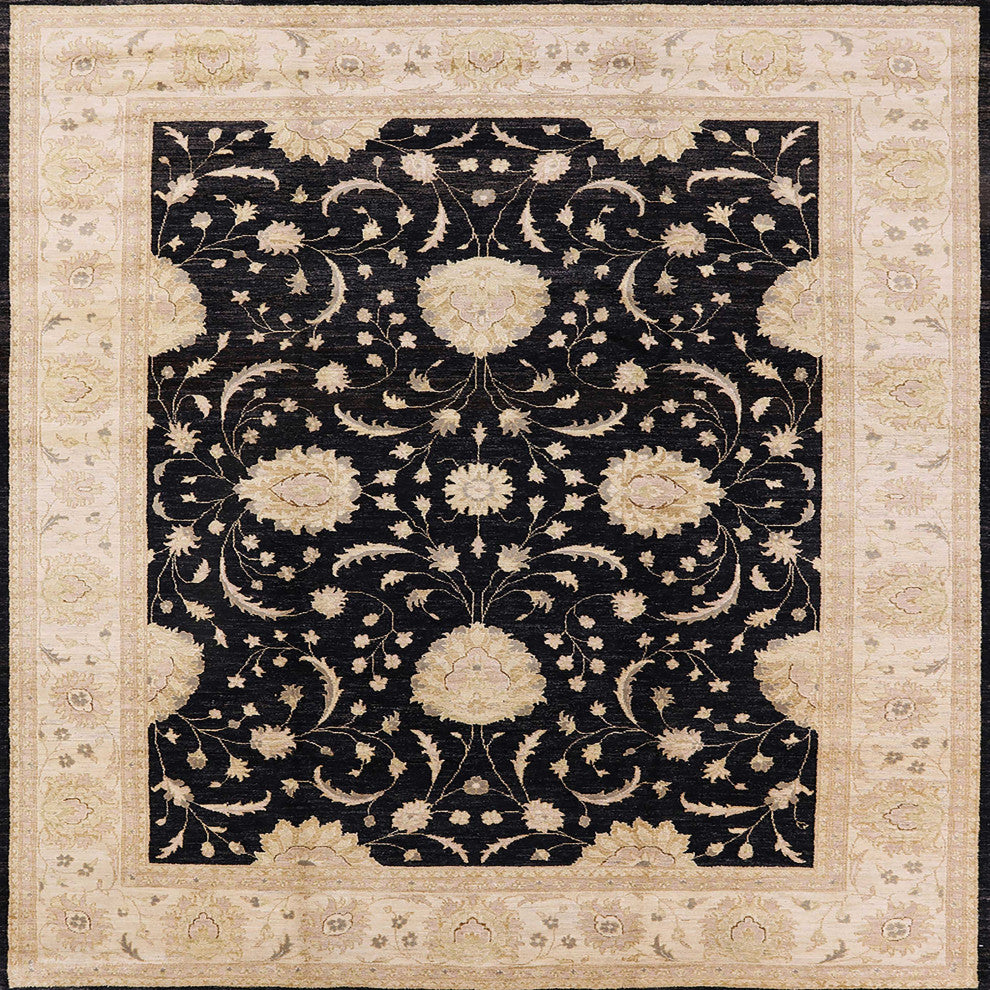Ahgly Company Indoor Square Mid-Century Modern Area Rugs, 3' Square