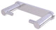 Fresno Rollerless Toilet Paper Holder, Satin Chrome