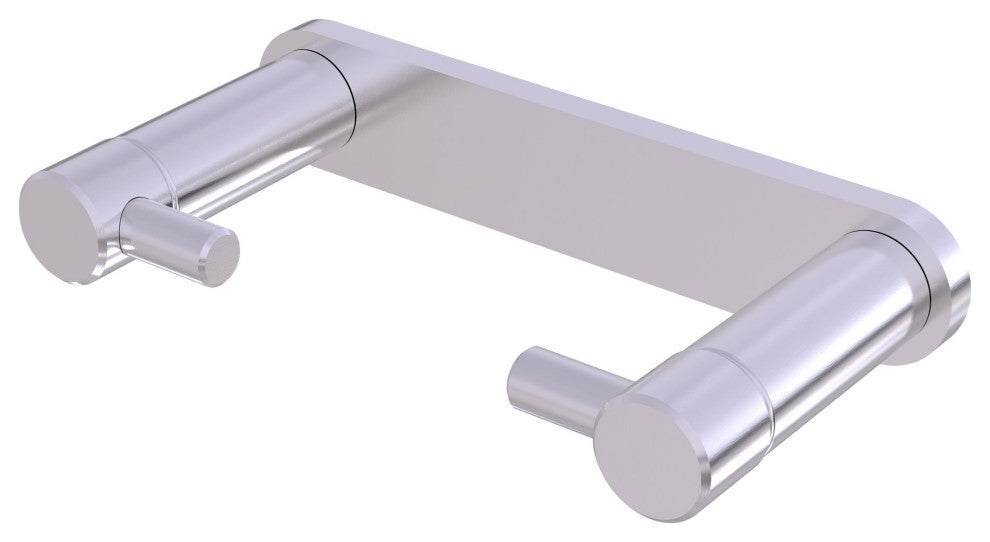 Fresno Rollerless Toilet Paper Holder, Satin Chrome