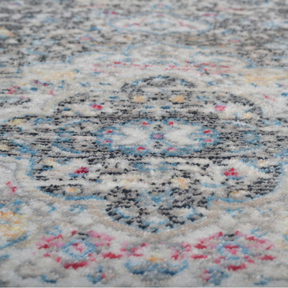 MACHINE MADE POLYESTER AREA RUGS  -Multicolor, Oriental ,Rugs for Living Room