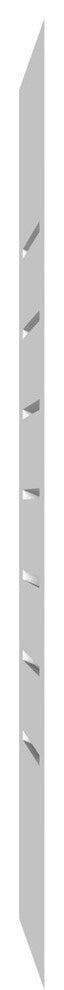 22 x 22 Vertical Surface Mount PVC Gable Vent, Functional, Standard Frame