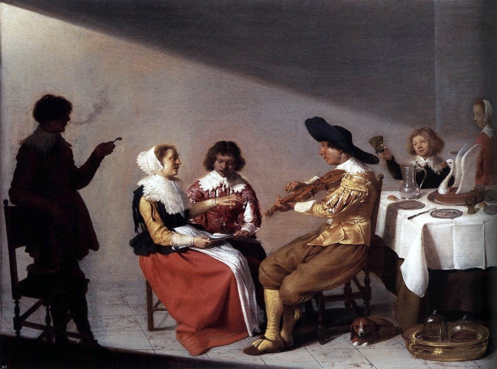 Jacob Van Velsen Musical Party Wall Decal