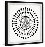 "Spherical Reference" Framed Painting Print, 12"x12"