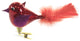 Christina's World Retro Chick Clip On Ornament Bird Czech Republic Bir282 Red