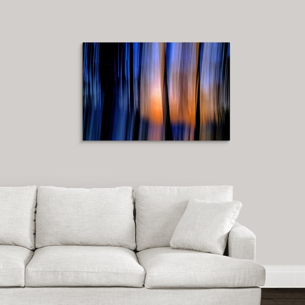 "Cedar Sundown" Wrapped Canvas Art Print, 36"x24"x1.5"