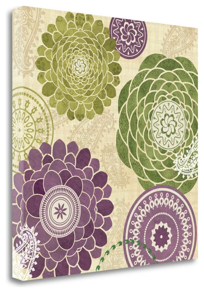 "Garden Melody II" By Veronique Charron, Giclee Print on Gallery Wrap Canvas