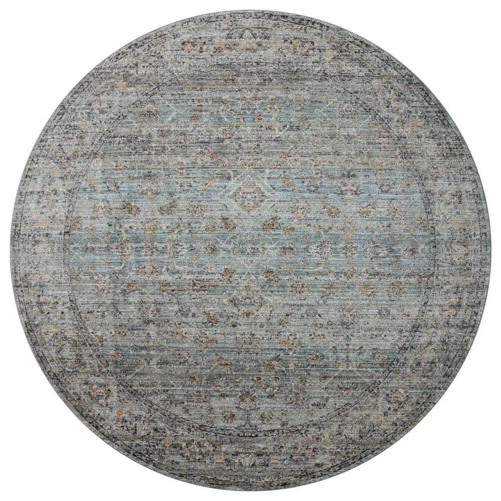 Jean Stoffer x Loloi Katherine Ocean / Gold 7'-10" x 10' Area Rug