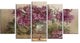 "Bouquet of Pink Peonies" Canvas Print, 5-Panels, 60"x32"