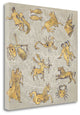 "Gilded Zodiac" By Sue Schlabach, Giclee Print on Gallery Wrap Canvas