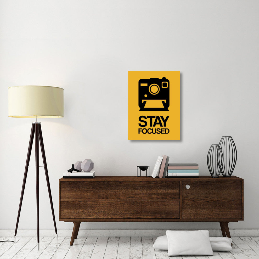 "Stay Focused Polaroid Camera Poster 2" Fine Art Print