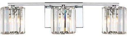 Quoizel PCDV8603C Three Light Bath Fixture, Polished Chrome Finish