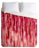 Deny Designs Jacqueline Maldonado Red Rain Duvet Cover - Lightweight