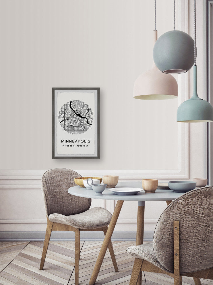 "Minneapolis" Framed Painting Print, 8x12