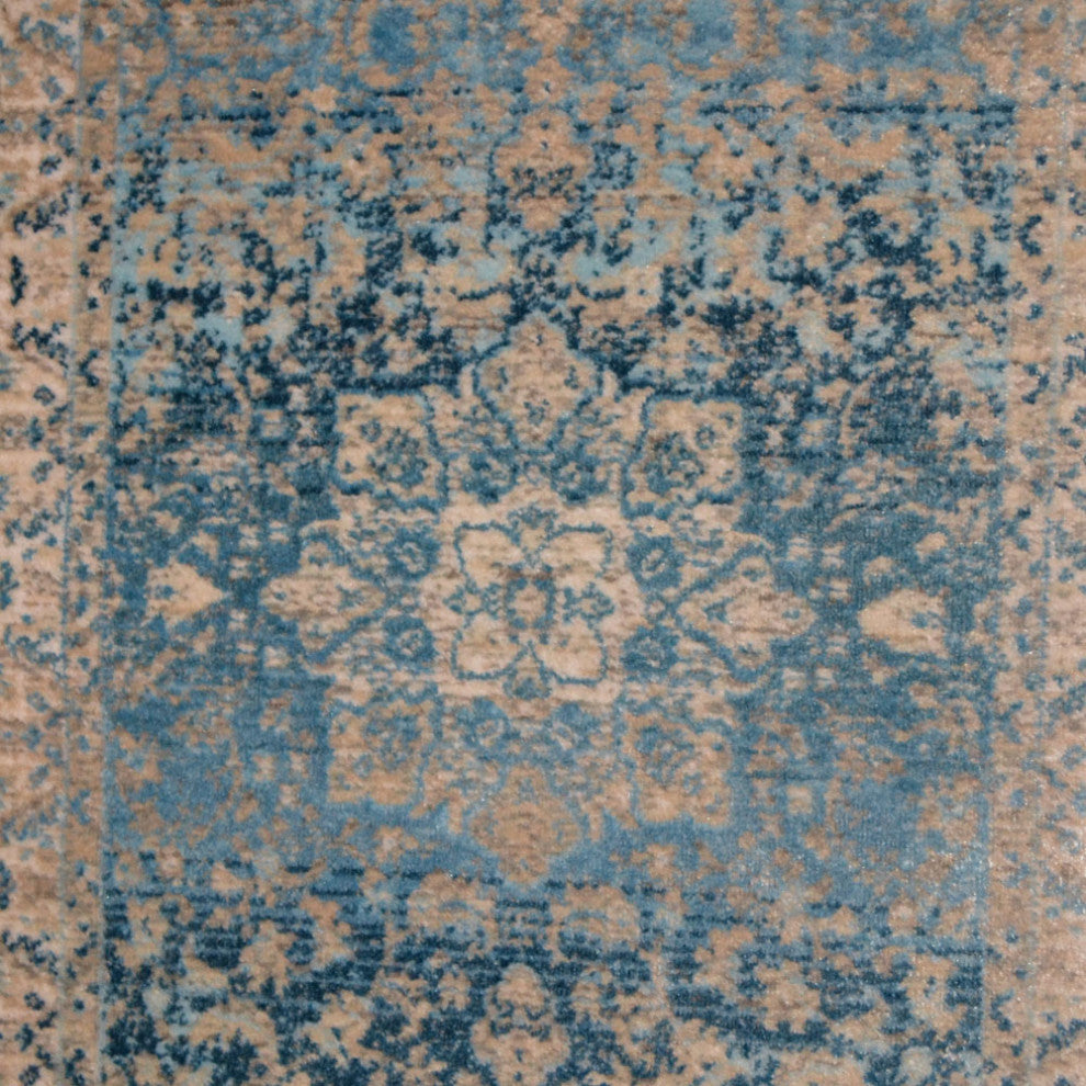 Machine Made Polyester Durable Indoor Outdoor Washable Oriental Pattern Footmat