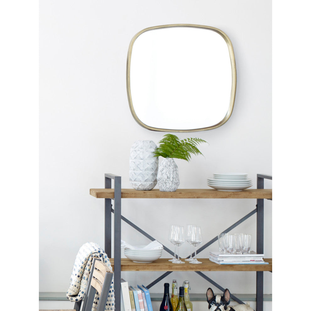 Contemporary Simone Mirror - Yellow
