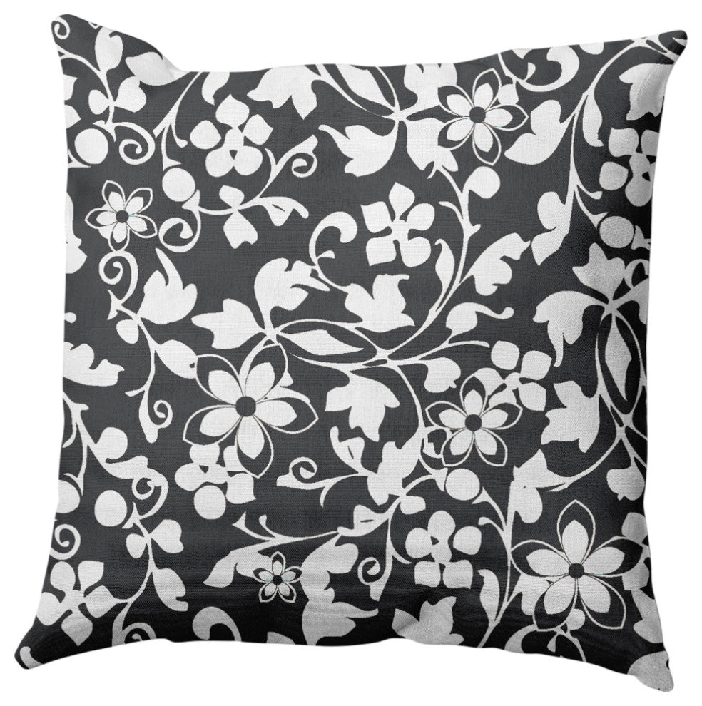 Evelyn Decorative Throw Pillow, Pepper, 16"x16"