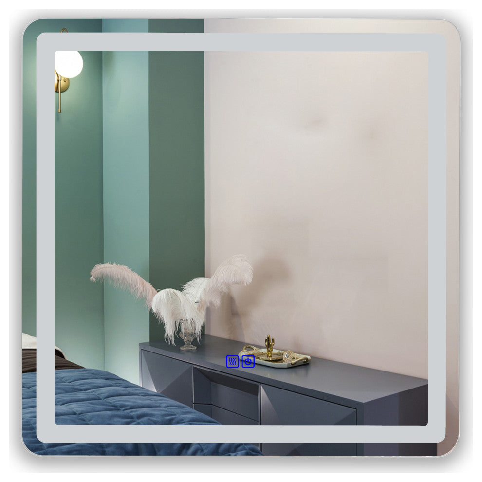 CHLOE Lighting SPECULO Back Lit LED Mirror 6000K, Daylight White, 30"